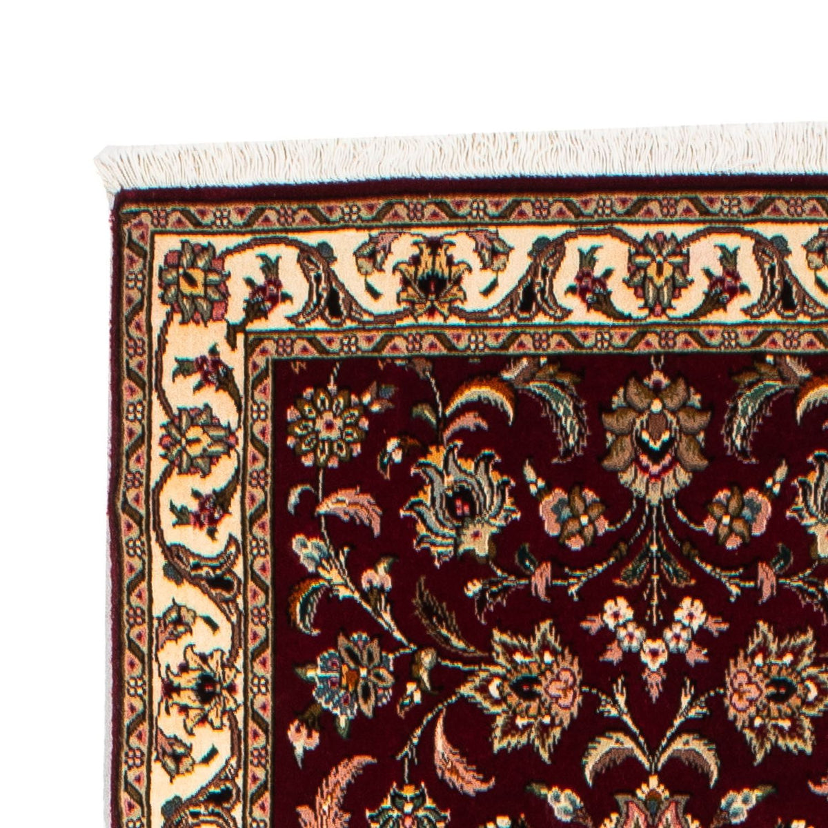Runner Perser Rug - Tabriz - Royal - 295 x 77 cm - dark red