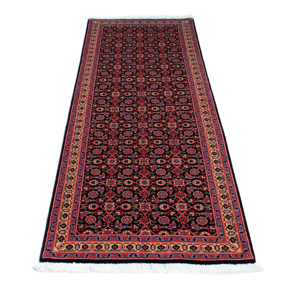 Runner Perser Rug - Tabriz - 201 x 64 cm - rust