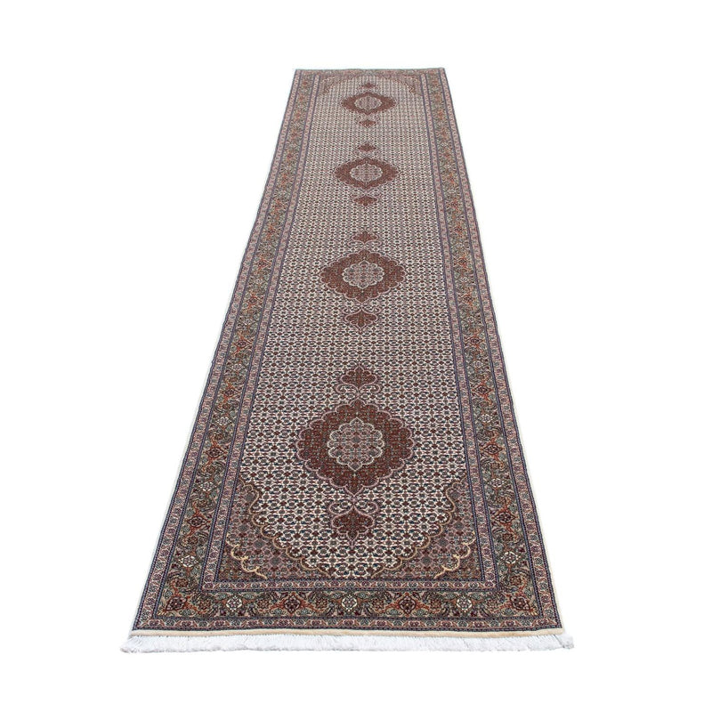 Runner Perser Rug - Tabriz - 405 x 83 cm - multicolored
