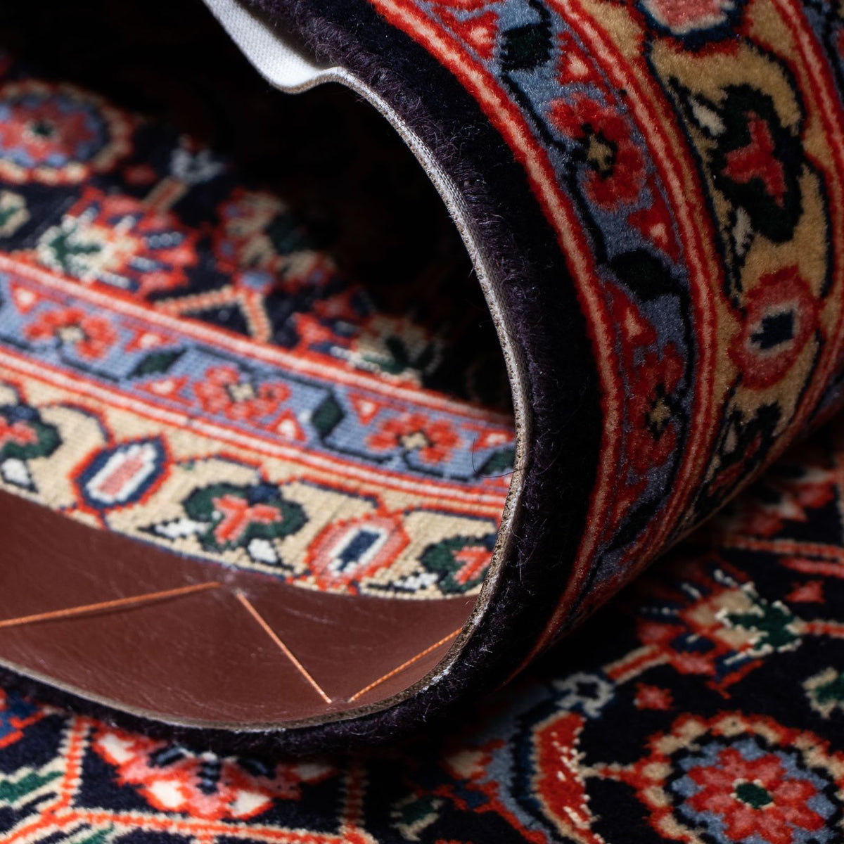 Runner Perser Rug - Tabriz - 203 x 63 cm - rust