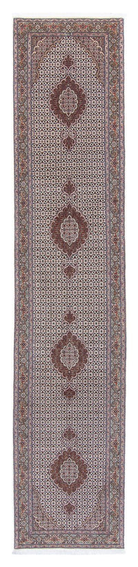 Runner Perser Rug - Tabriz - 401 x 84 cm - multicolored