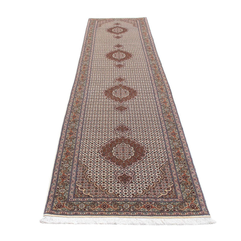 Runner Perser Rug - Tabriz - 401 x 84 cm - multicolored