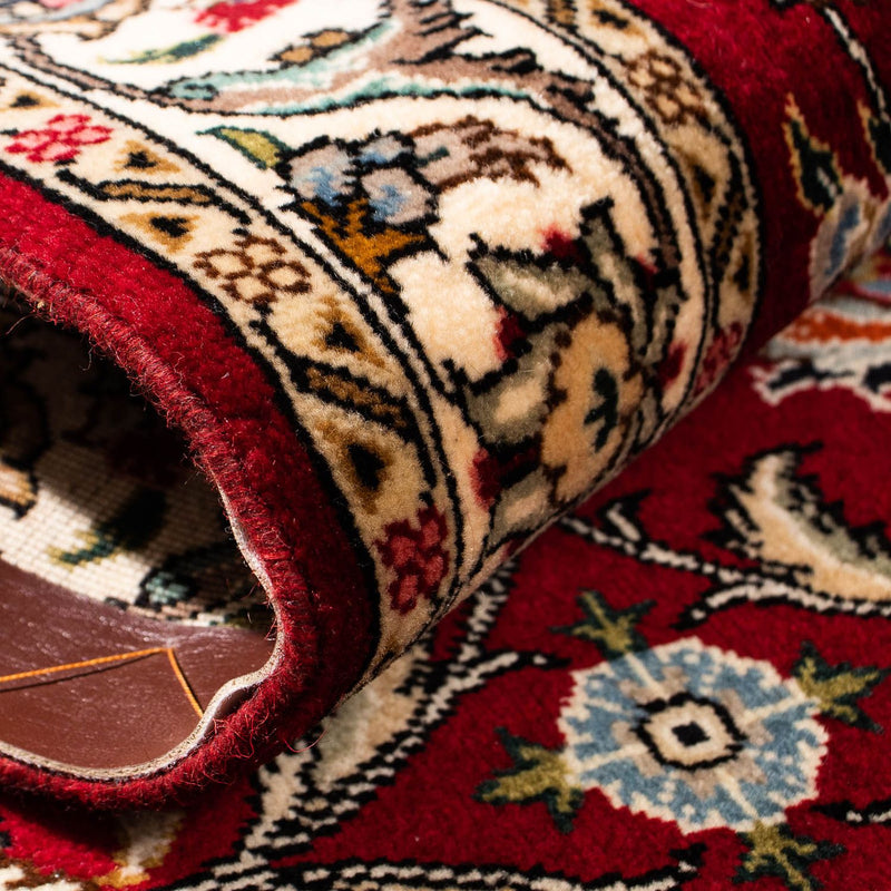 Runner Perser Rug - Tabriz - Royal - 312 x 77 cm - dark red