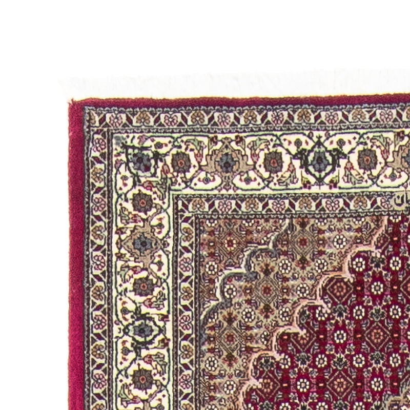 Runner Perser Rug - Tabriz - 343 x 82 cm - dark red