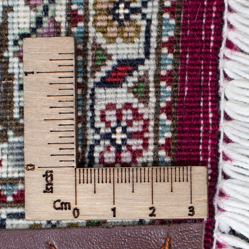 Runner Perser Rug - Tabriz - 343 x 82 cm - dark red