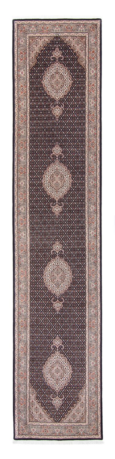 Runner Perser Rug - Tabriz - Royal - 391 x 82 cm - dark blue