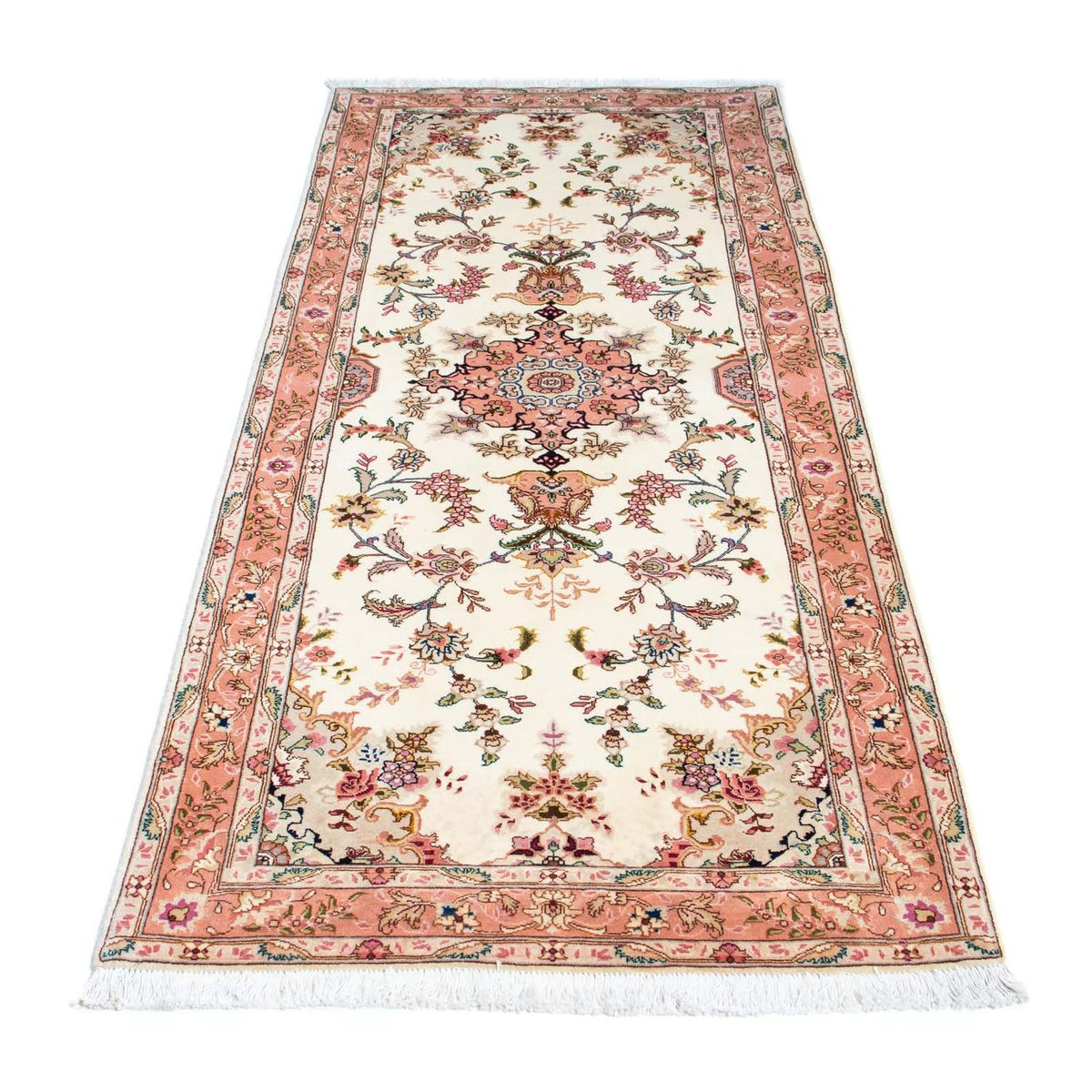 Runner Perser Rug - Tabriz - Royal - 212 x 82 cm - beige