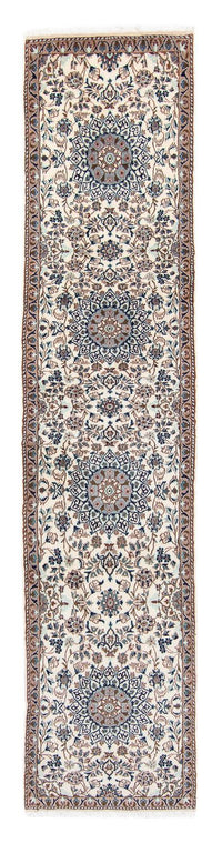 Runner Perser Rug - Nain - 376 x 75 cm - beige