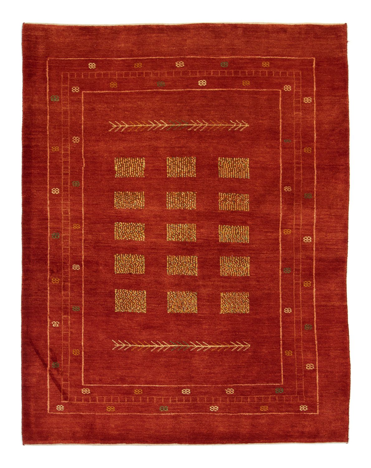 Gabbeh Rug - Perser - 193 x 149 cm - red