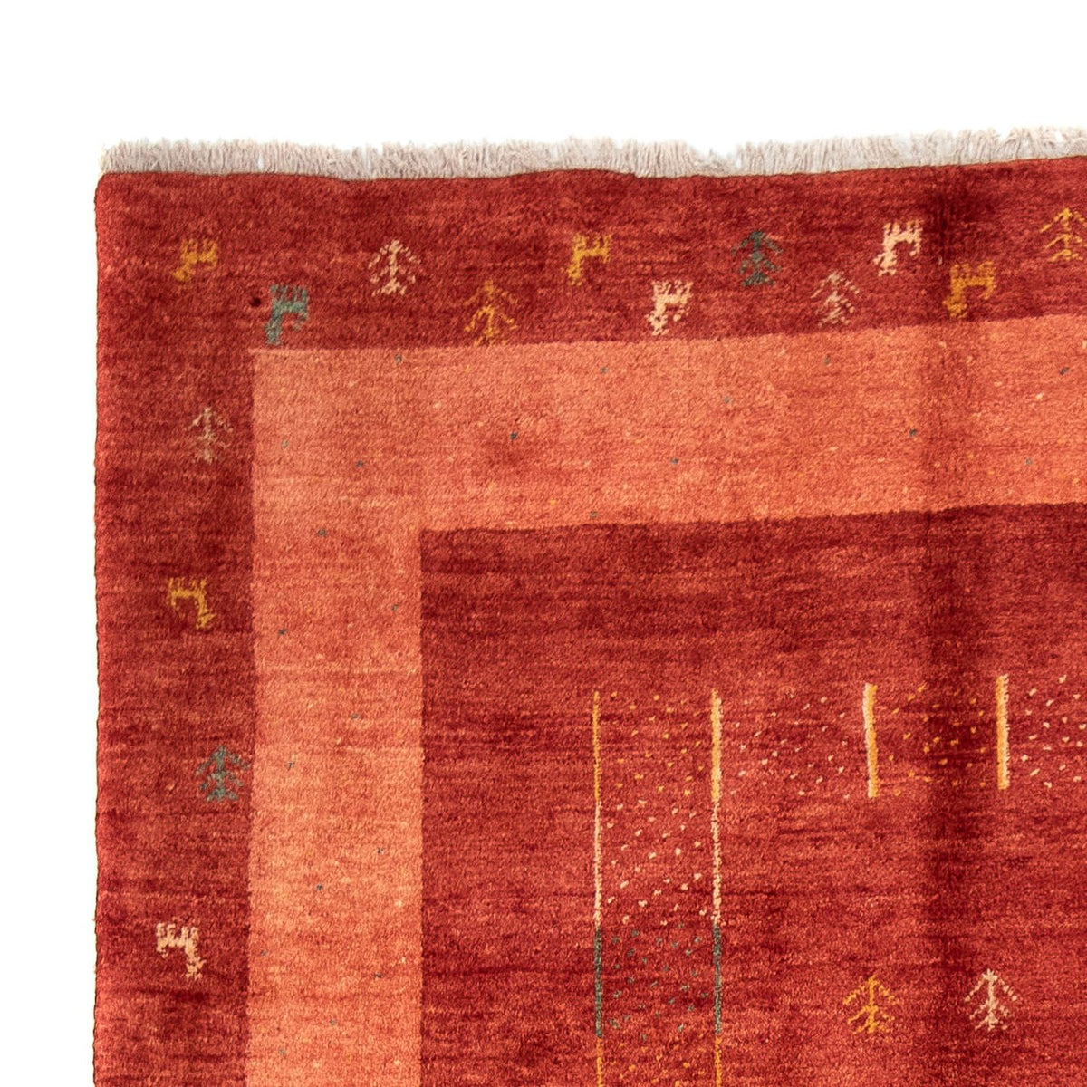 Persian Gabbeh Rug 173x229cm - Perserteppich Wollteppich