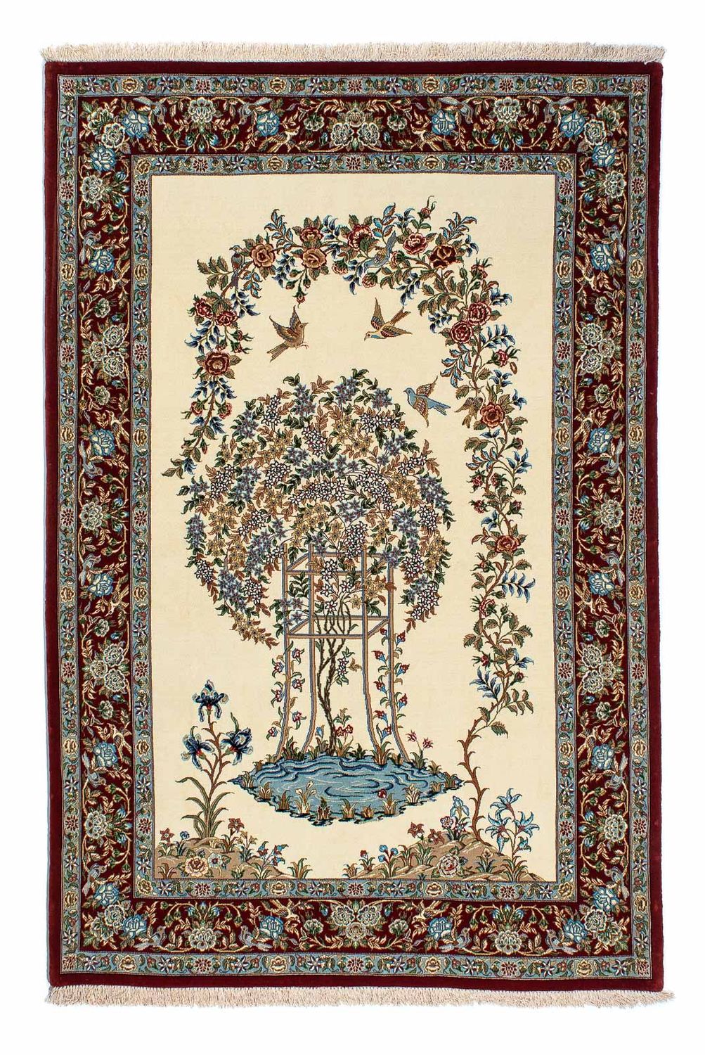 Perser Rug - Ghom - 205 x 135 cm - beige