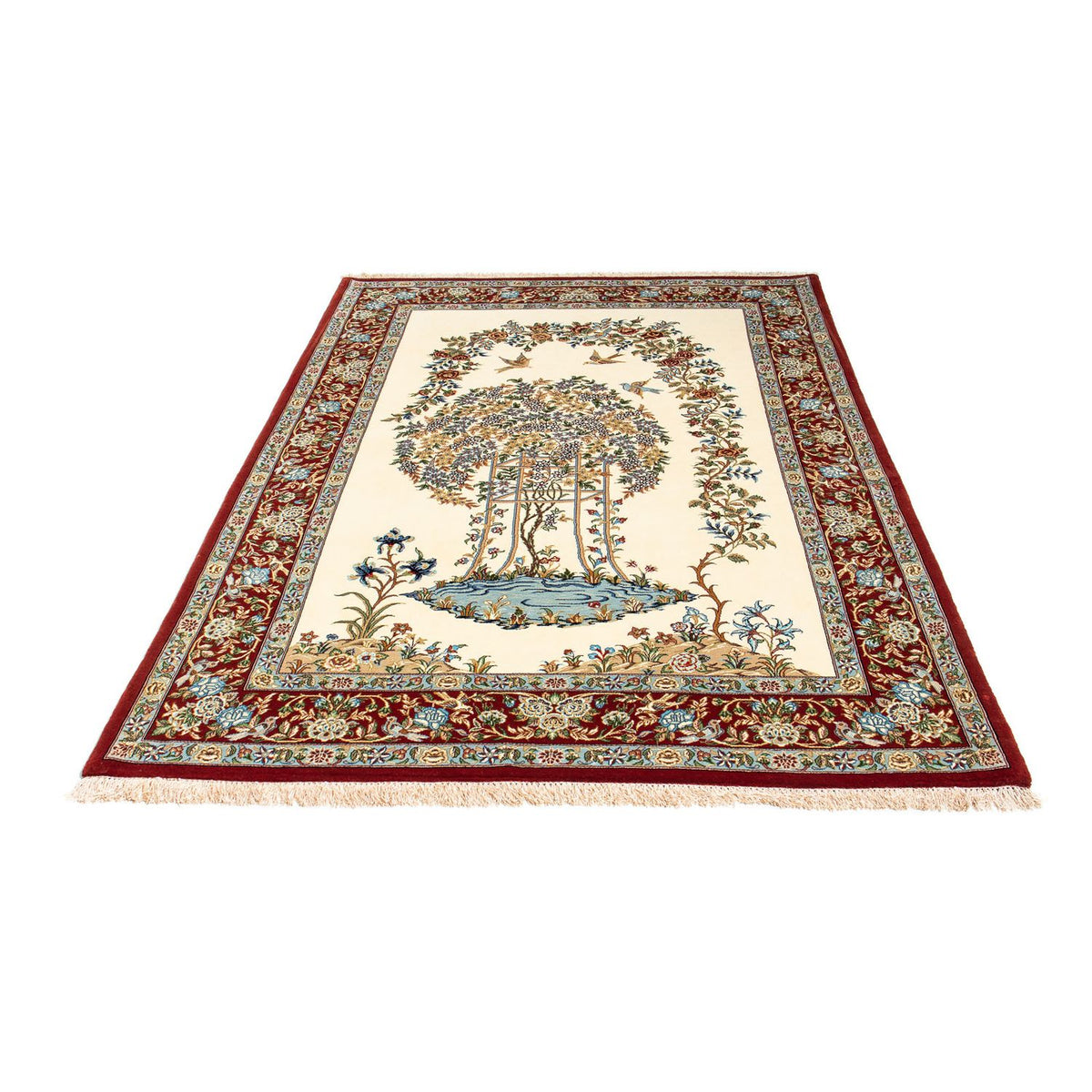 Perser Rug - Ghom - 205 x 135 cm - beige