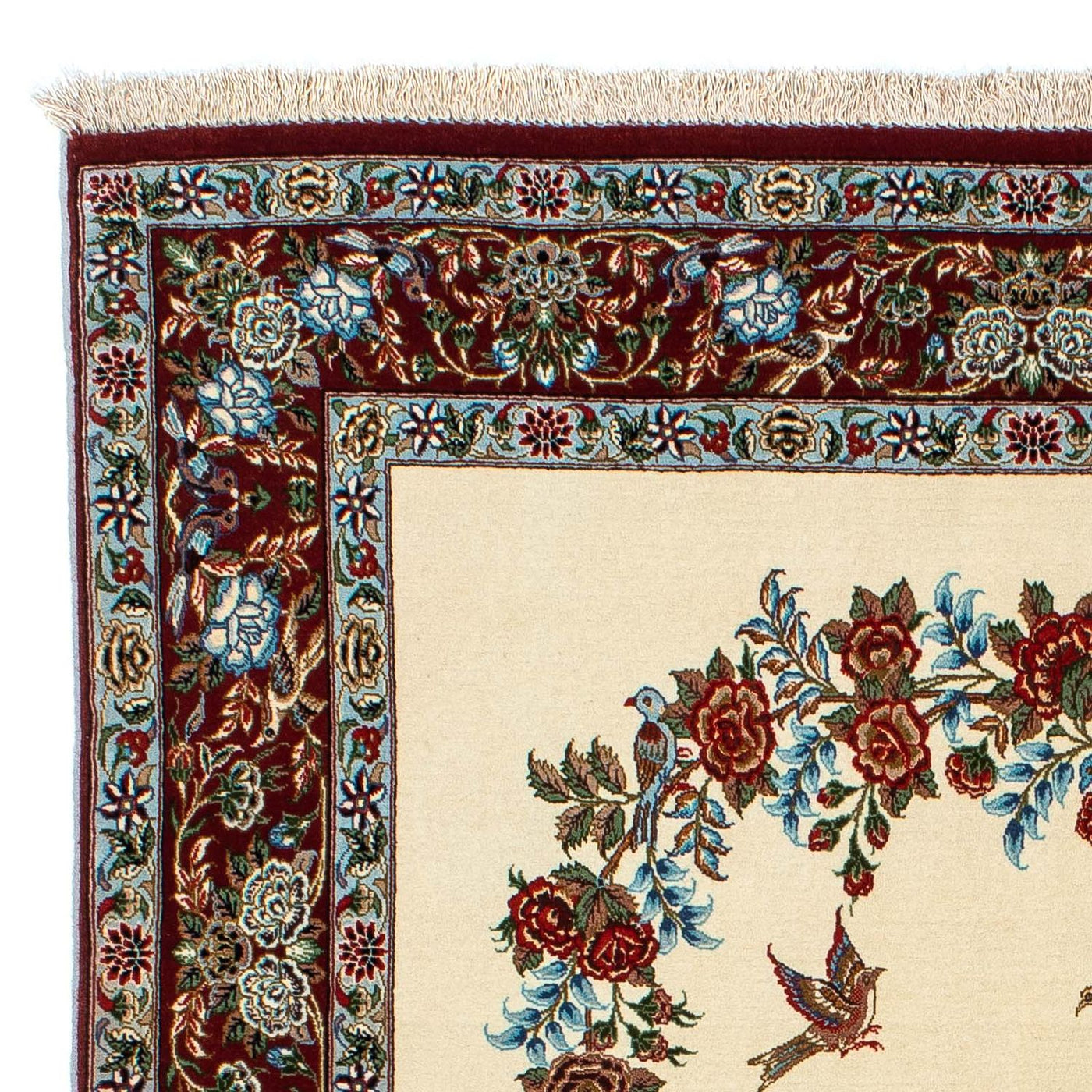 Qom Rug 207x133cm - Persian Rugs