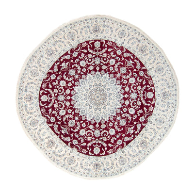 Perser Rug - Nain round  - 310 x 310 cm - dark red