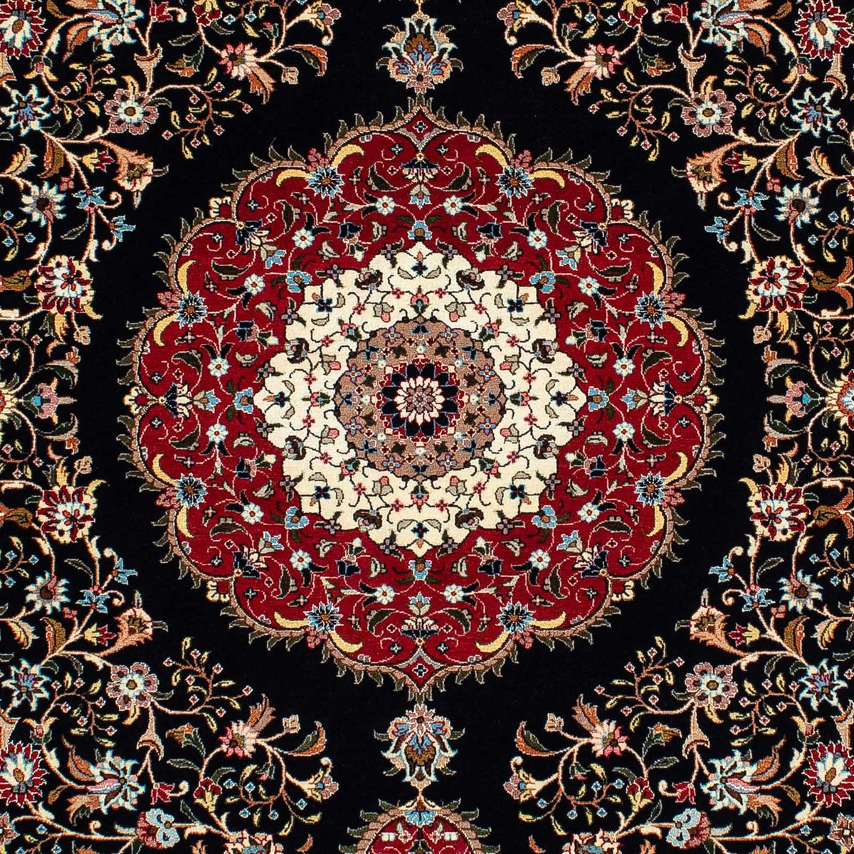 Perser Rug - Ghom - 210 x 140 cm - dark blue