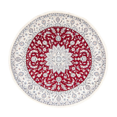 Perser Rug - Nain round  - 250 x 250 cm - dark red