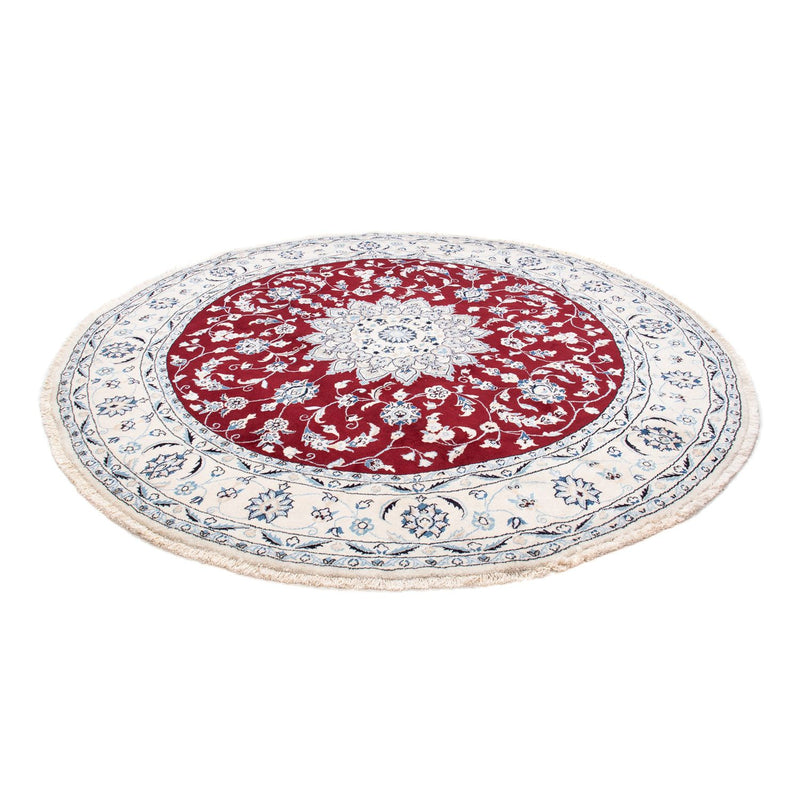 Perser Rug - Nain round  - 250 x 250 cm - dark red