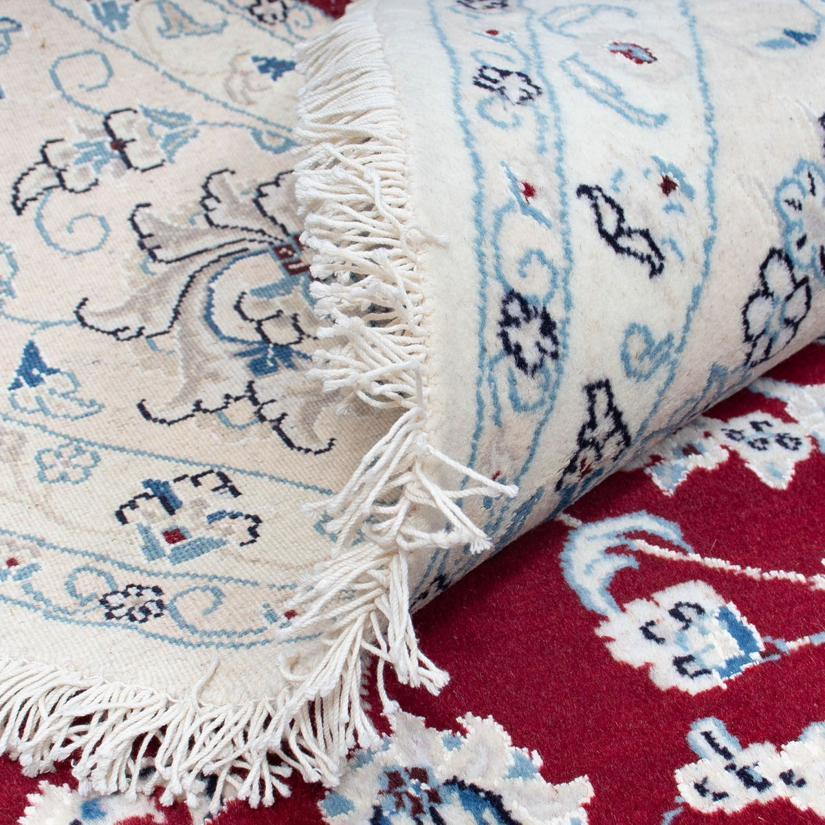 Perser Rug - Nain round  - 300 x 300 cm - dark red