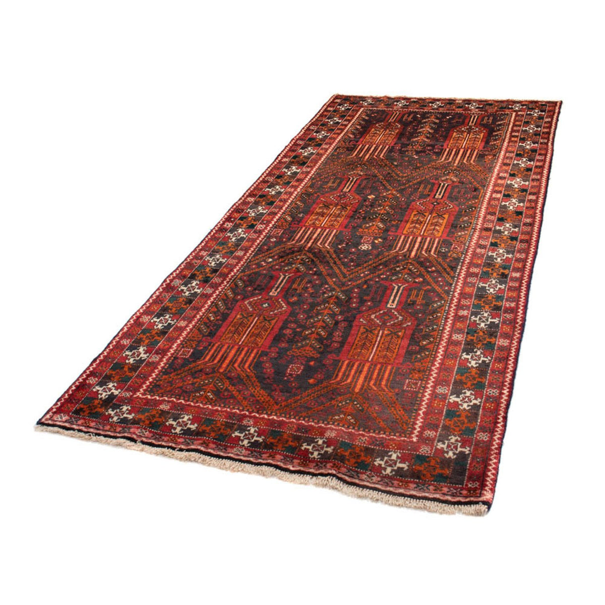 Runner Belutsch Rug - 239 x 111 cm - rust
