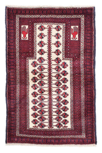 Belutsch Rug - 136 x 89 cm - red