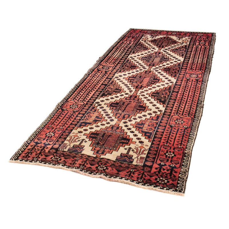 Runner Belutsch Rug - 238 x 100 cm - light red