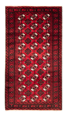 Runner Belutsch Rug - 202 x 110 cm - dark red