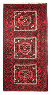 Runner Belutsch Rug - 222 x 112 cm - red