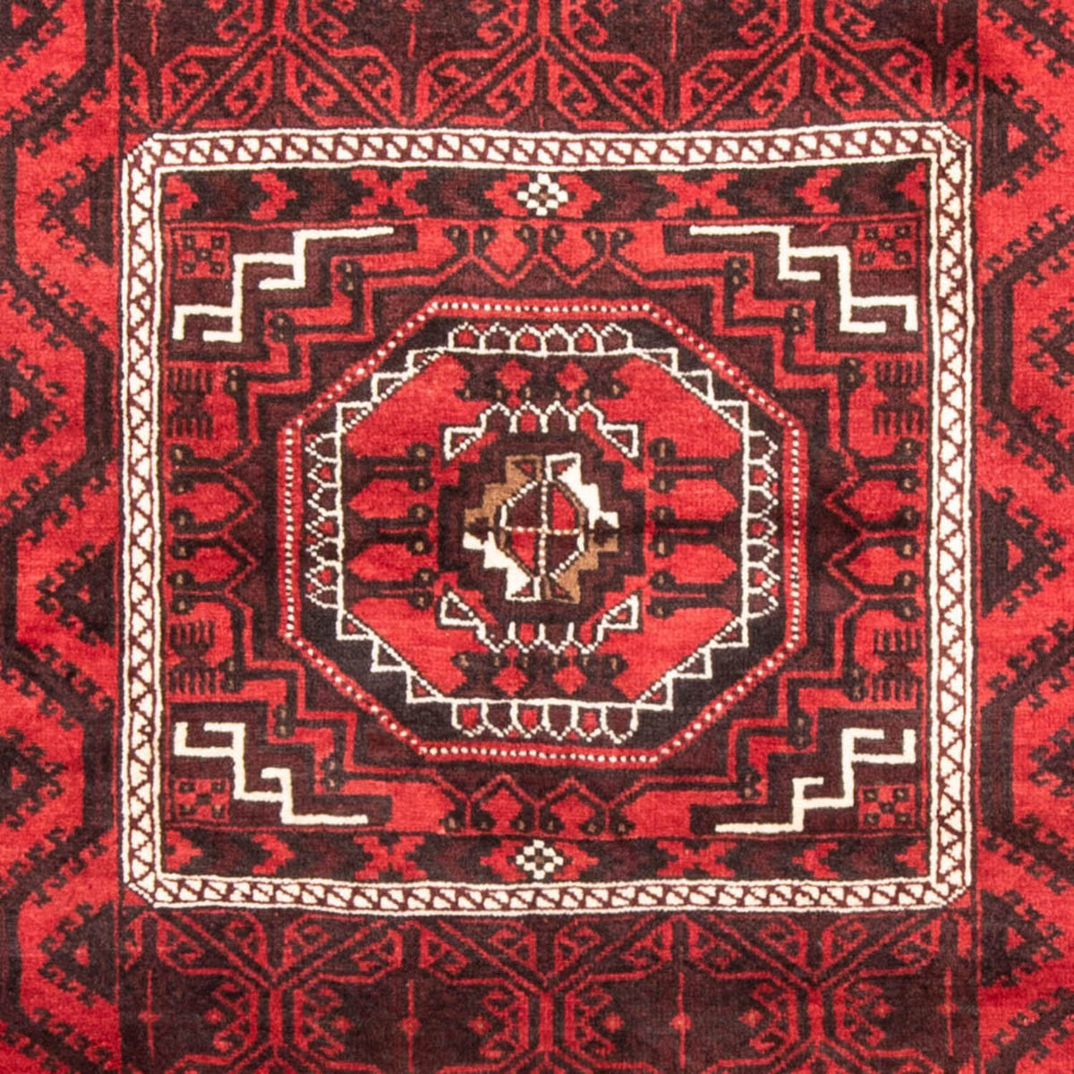 Runner Belutsch Rug - 222 x 112 cm - red
