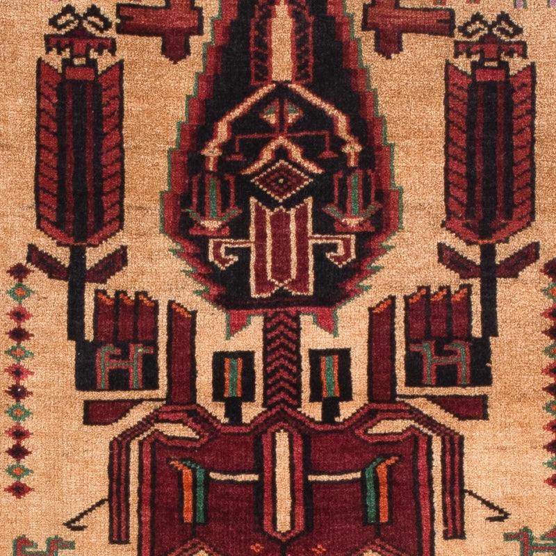 Belutsch Rug - 135 x 82 cm - dark red