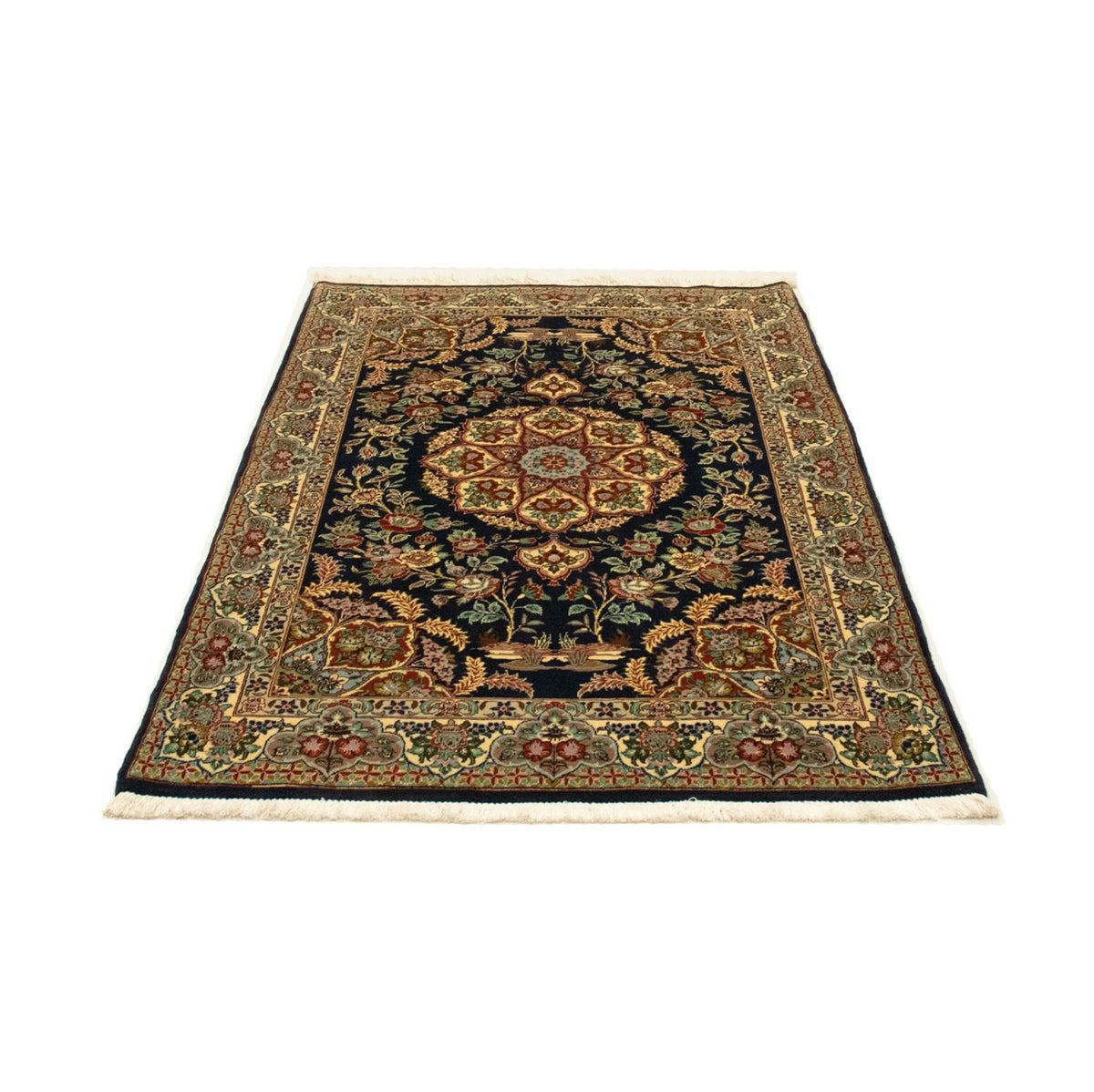 Perser Rug - Ghom - 170 x 108 cm - black