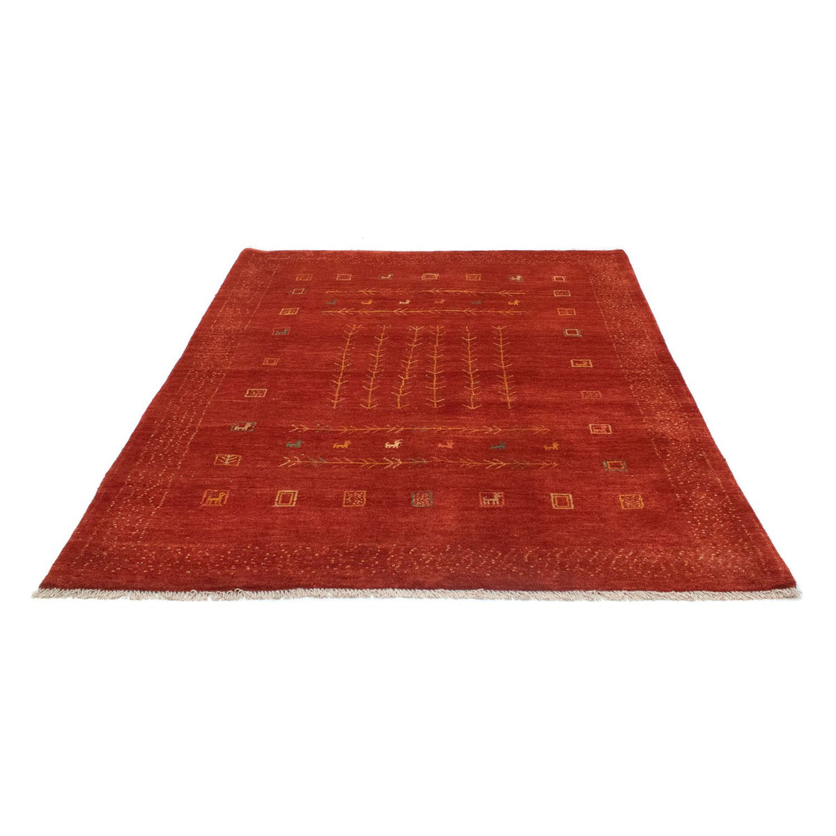Gabbeh Rug - Perser - 190 x 150 cm - red