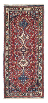 Runner Perser Rug - Nomadic - 198 x 84 cm - dark red