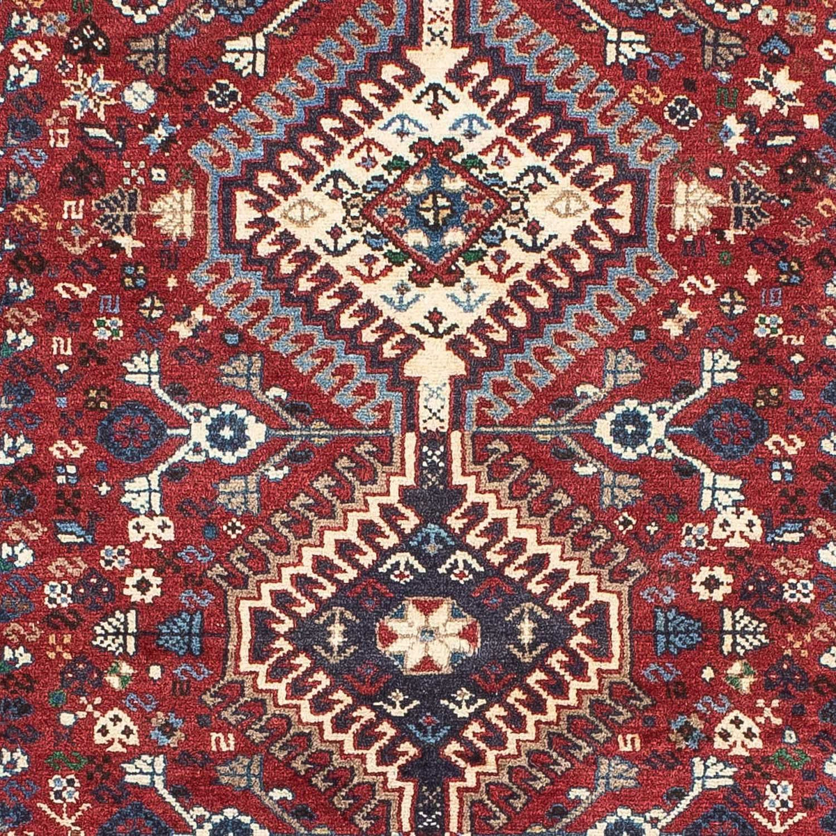 Runner Perser Rug - Nomadic - 198 x 84 cm - dark red