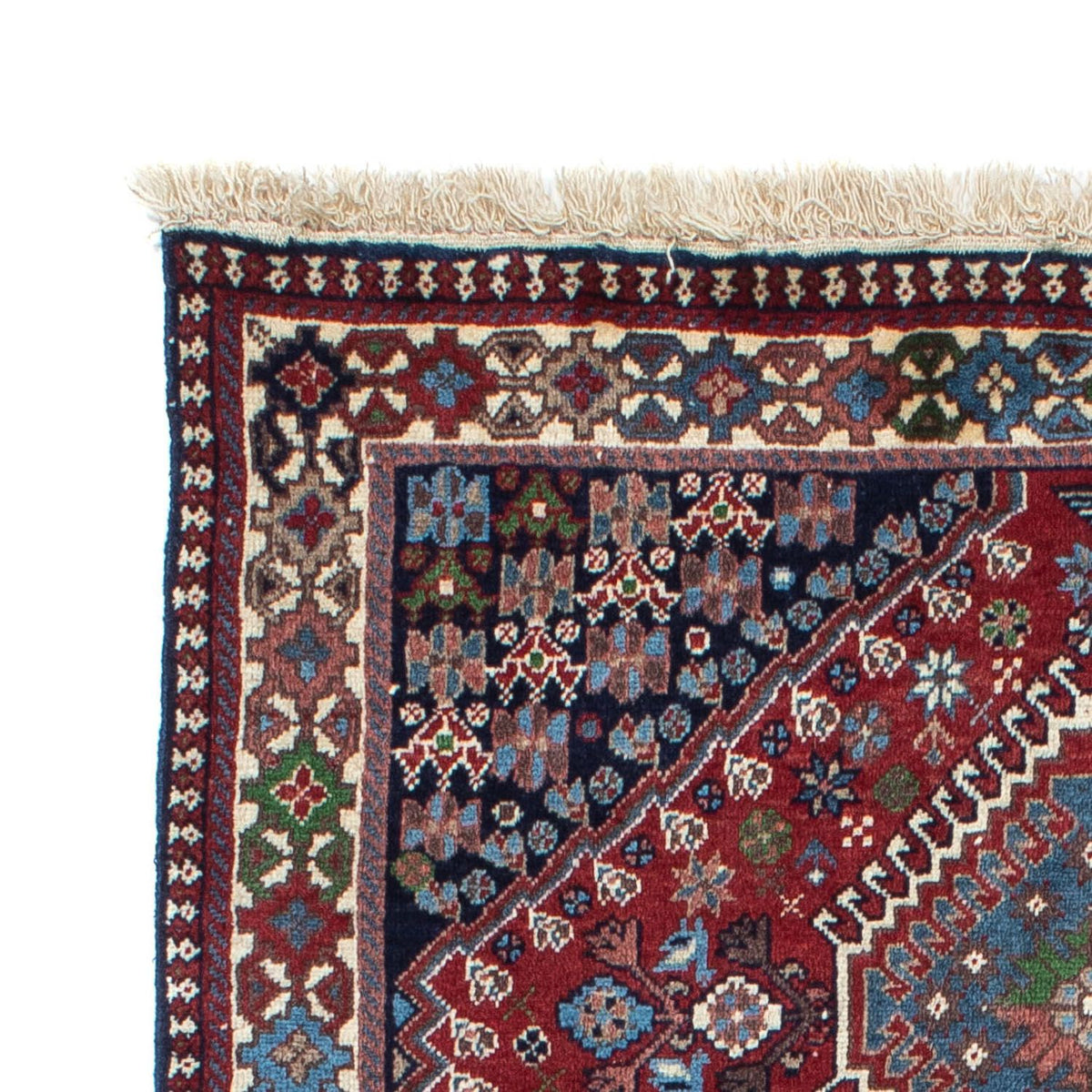 Perser Rug - Nomadic - 145 x 97 cm - dark red