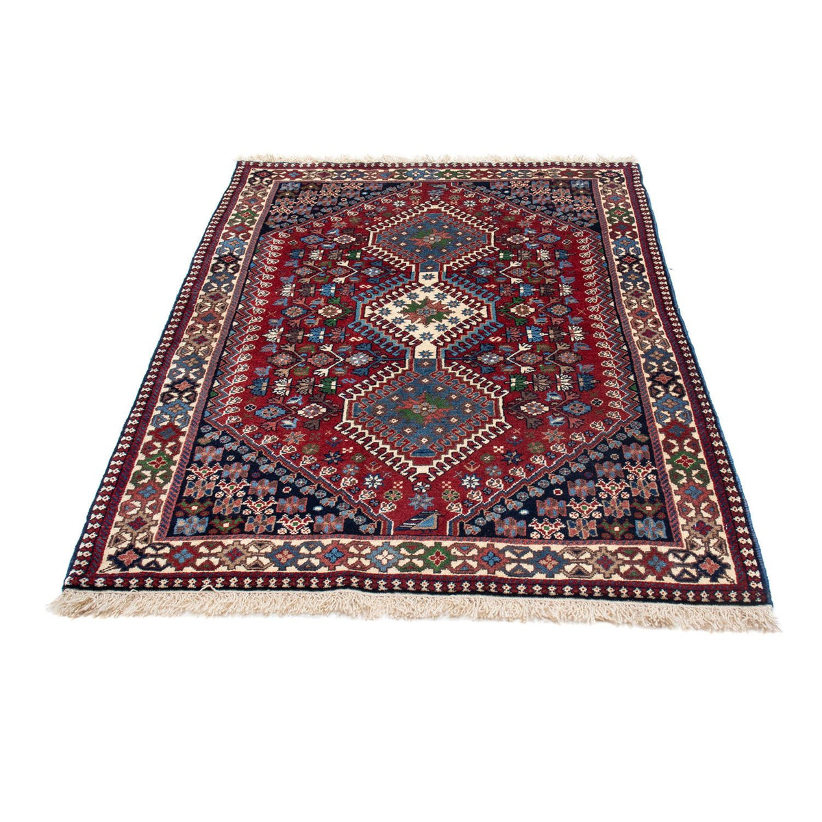 Perser Rug - Nomadic - 145 x 97 cm - dark red