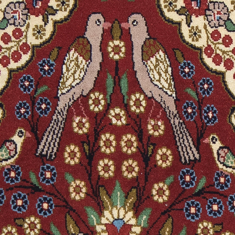 Perser Rug - Ghom - 105 x 63 cm - dark red