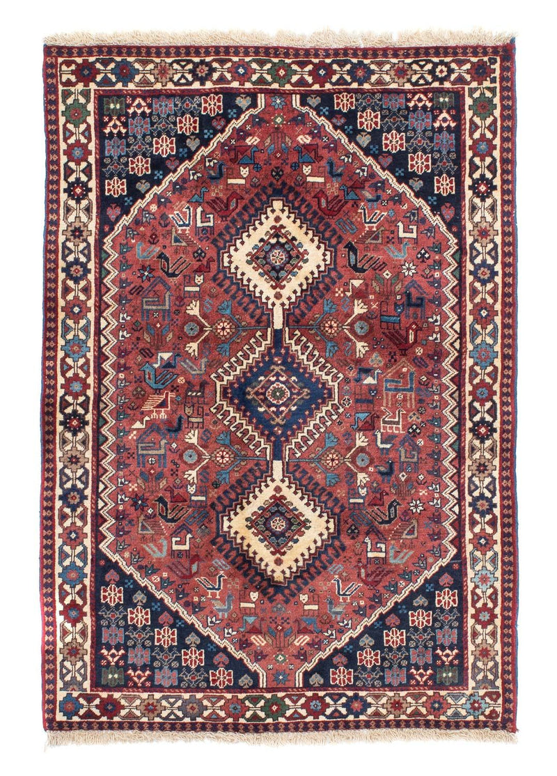 Perser Rug - Nomadic - 146 x 100 cm - light red