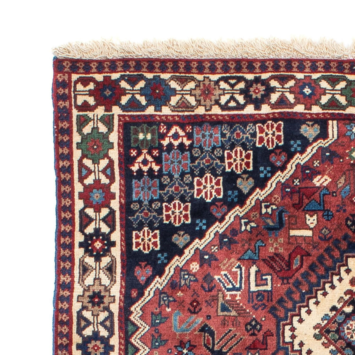 Perser Rug - Nomadic - 146 x 100 cm - light red