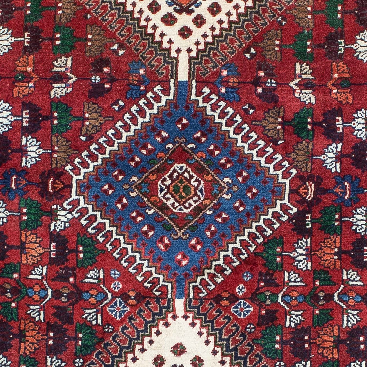Perser Rug - Nomadic - 149 x 105 cm - dark red
