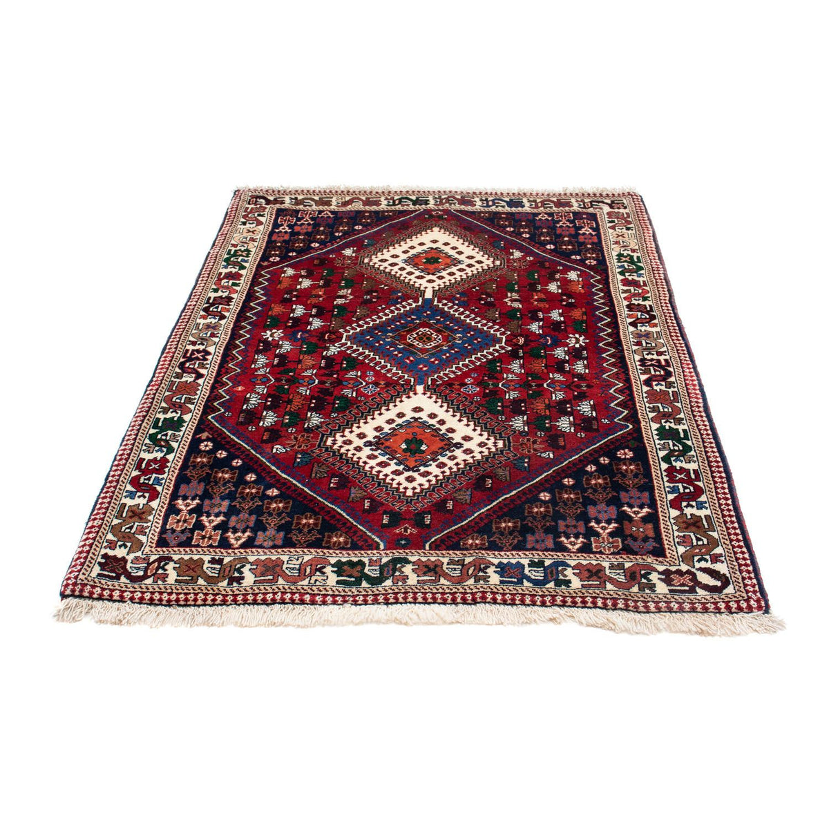 Perser Rug - Nomadic - 149 x 105 cm - dark red