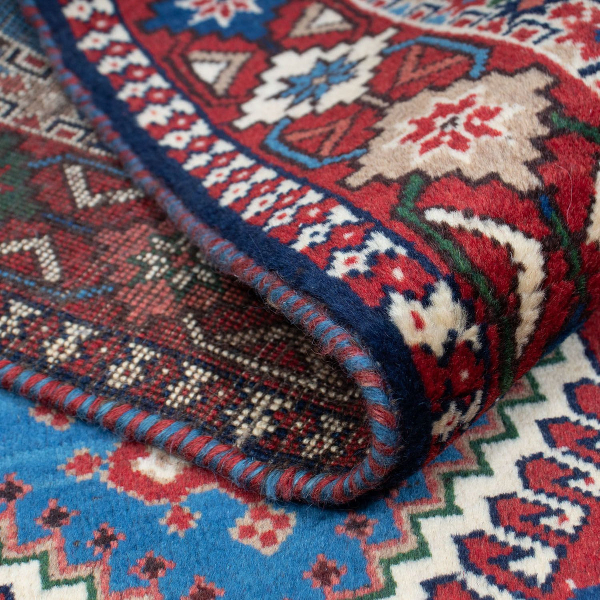 Perser Rug - Nomadic - 144 x 100 cm - blue