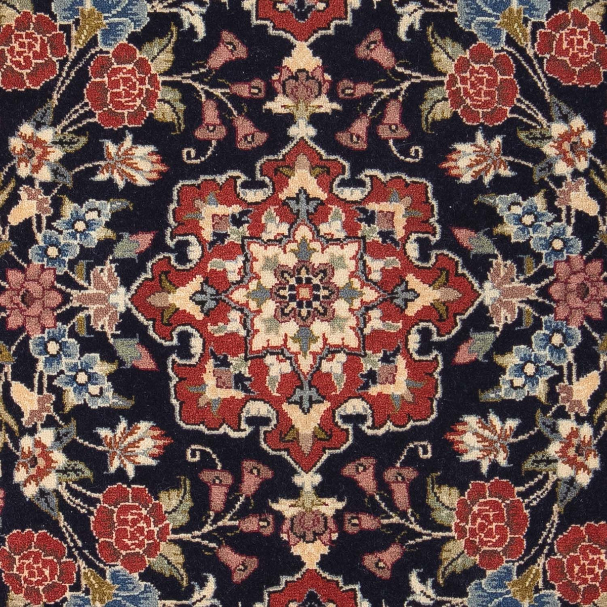 Perser Rug - Ghom - 100 x 68 cm - blue