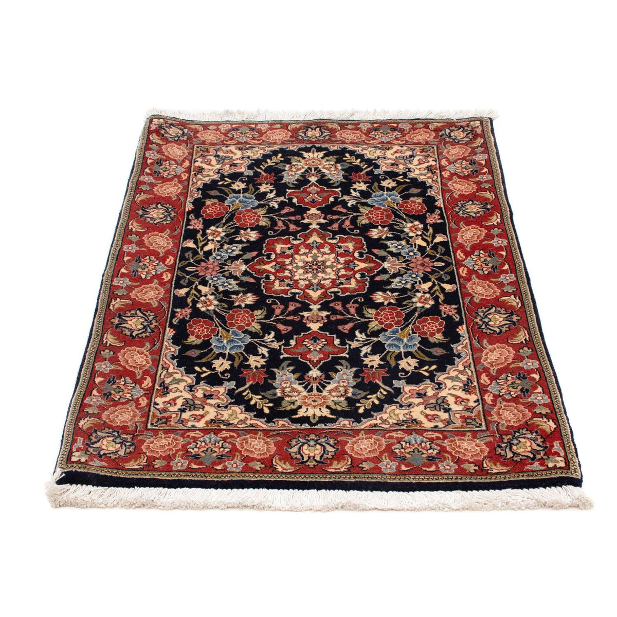 Perser Rug - Ghom - 100 x 68 cm - blue