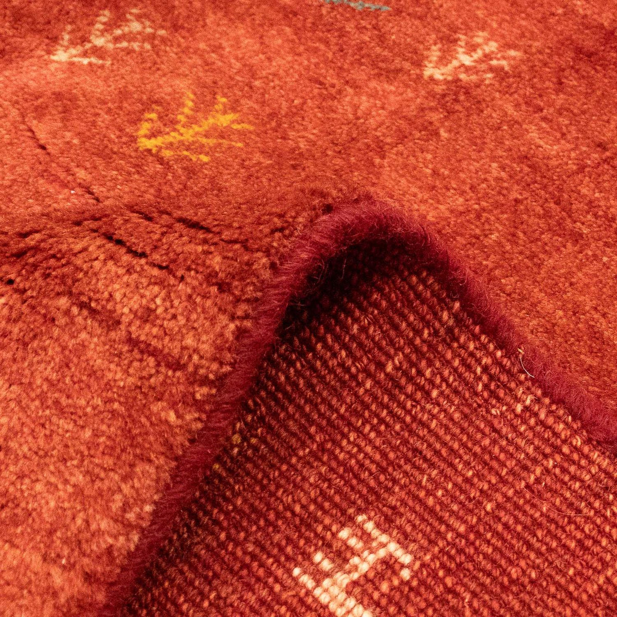 Gabbeh Rug - Perser - 225 x 171 cm - dark red