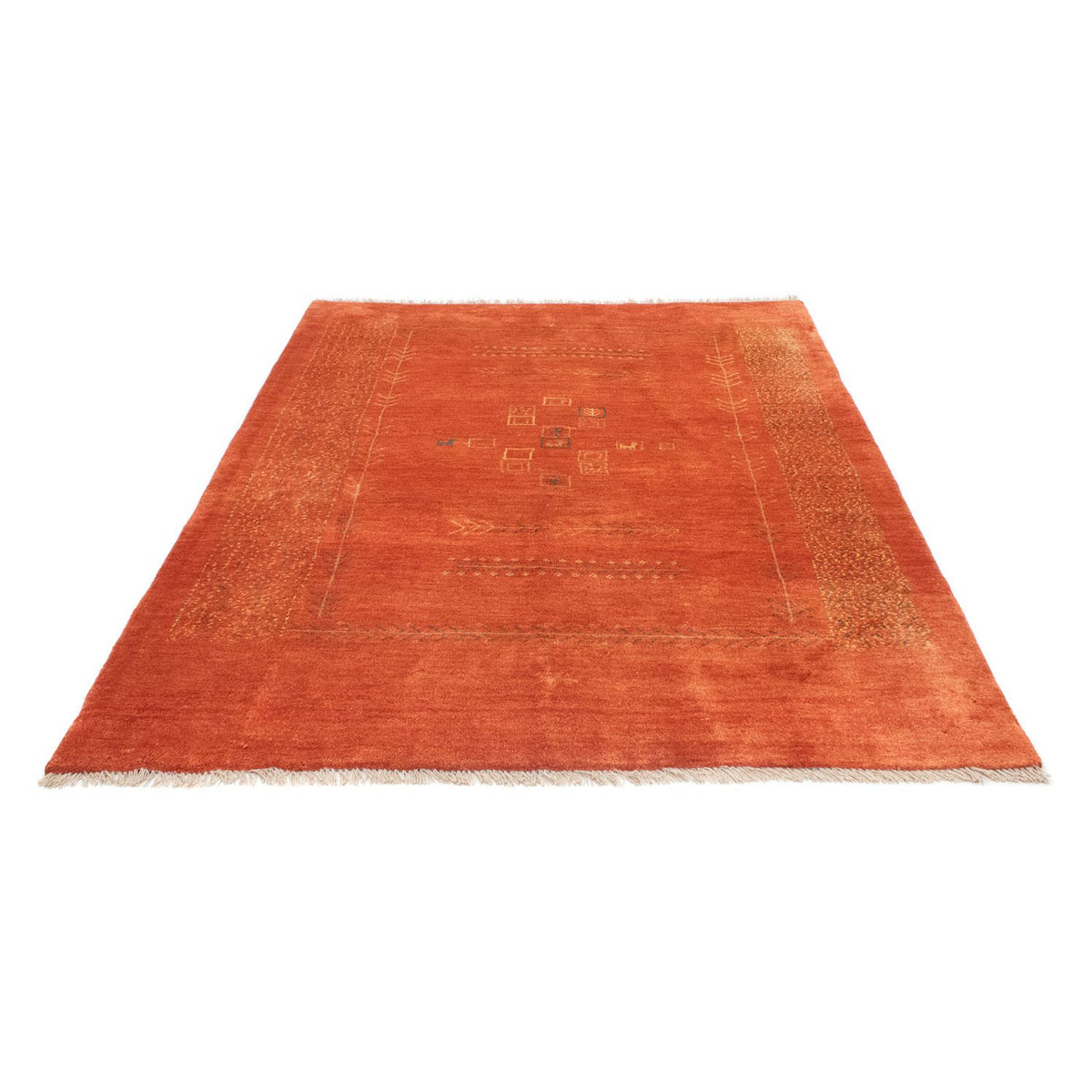 Gabbeh Rug - Perser - 198 x 151 cm - rust