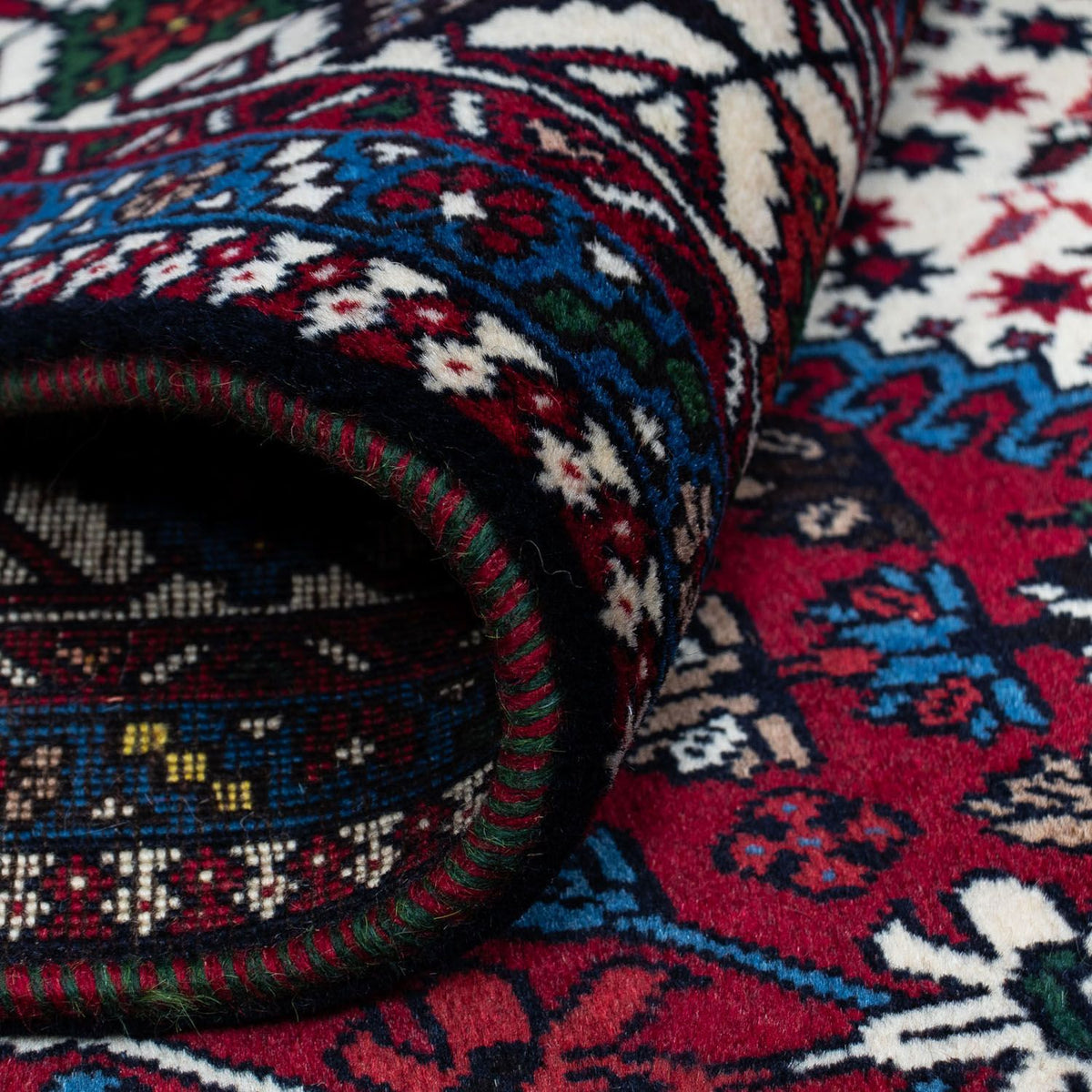 Perser Rug - Nomadic - 296 x 200 cm - dark red