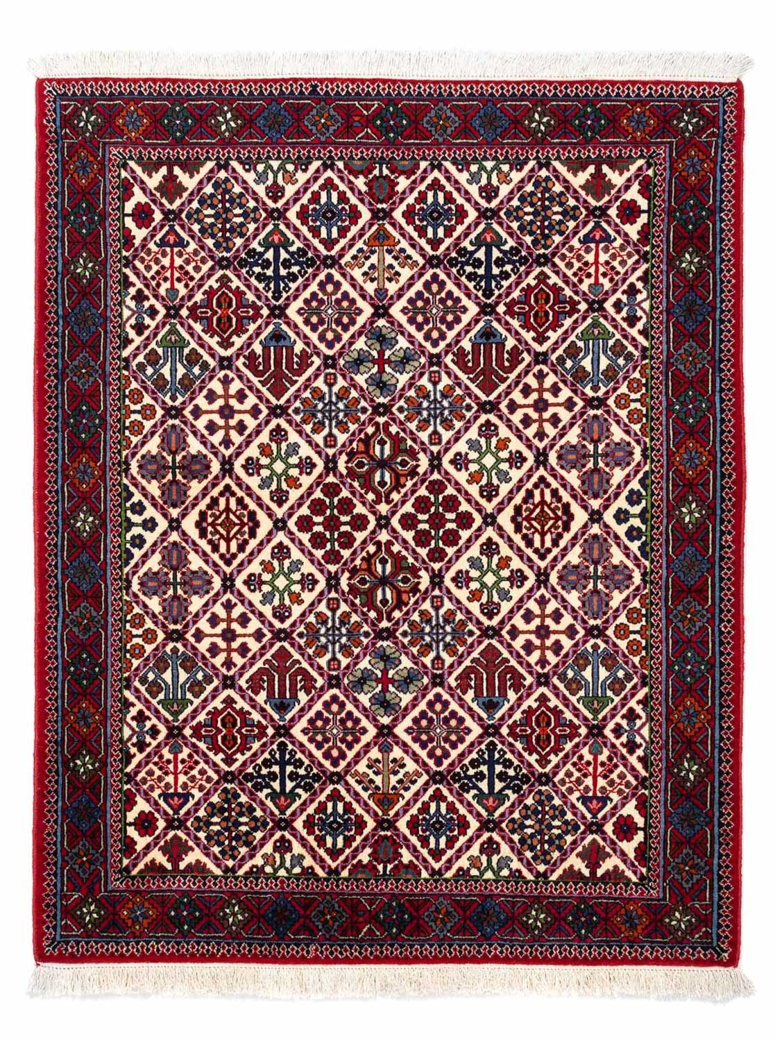 Perser Rug - Nomadic - 146 x 112 cm - dark red