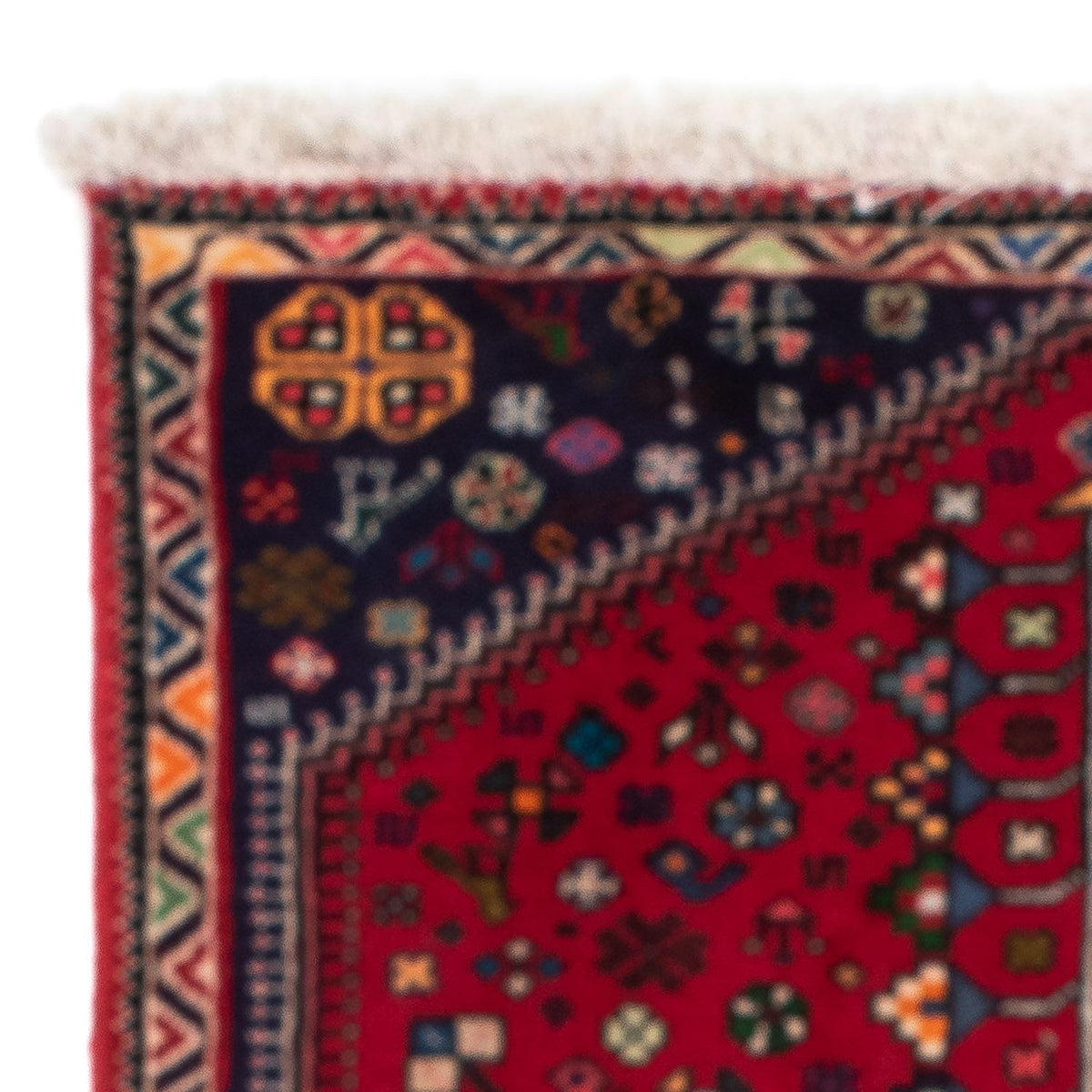 Perser Rug - Nomadic - 114 x 77 cm - dark red