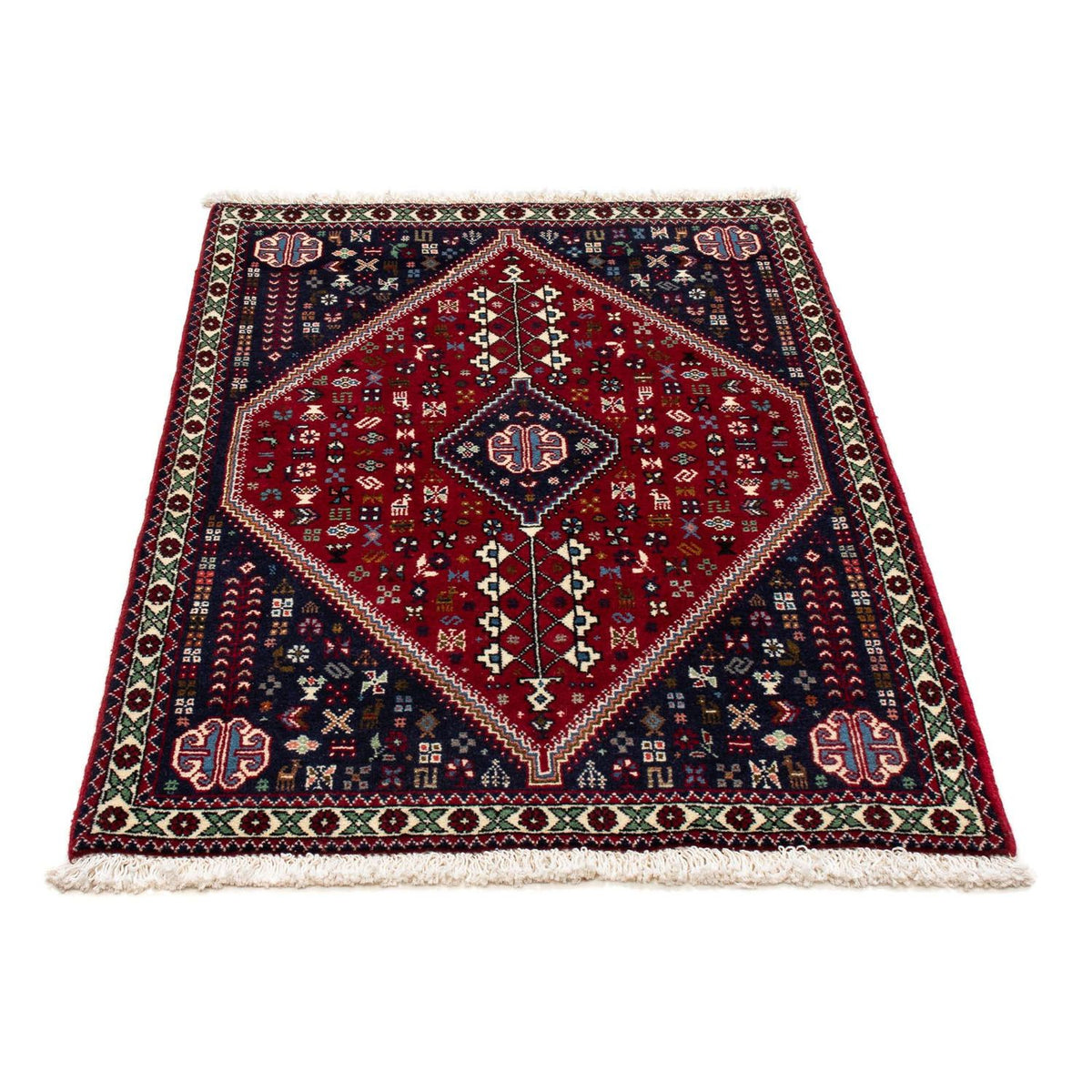 Perser Rug - Nomadic - 124 x 77 cm - dark red