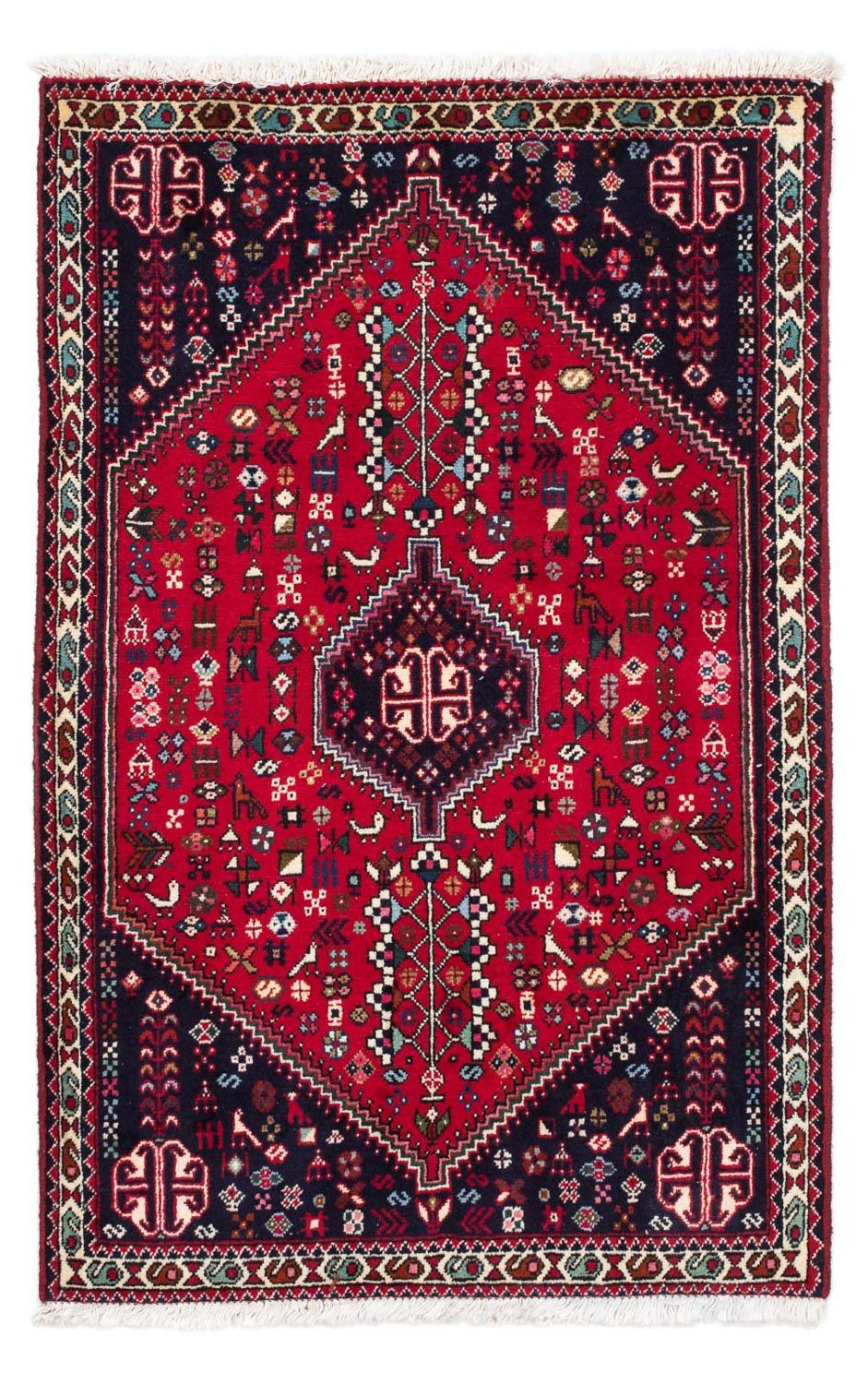 Perser Rug - Nomadic - 122 x 78 cm - dark red